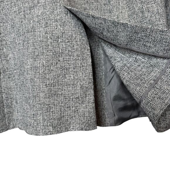 Jil Sander Linen Blend Tweed Two-Button Gray Blazer size 40 / US 4 - Picture 4 of 6